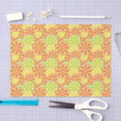 Papier Mousseline Motif 2 d'agrume (Artisanat)