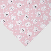 Papier Mousseline Motif 2 d'amour (Détail)