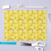 Papier Mousseline Motif 2 de citron (Artisanat)