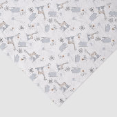 Papier Mousseline motif 2 de griffonnage (Détail)