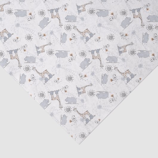 Papier Mousseline motif 2 de griffonnage (Détail)