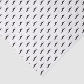 Papier Mousseline Motif 2 de hippie de moustache (Détail)