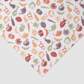 Papier Mousseline Motif 2 de nourriture (Détail)