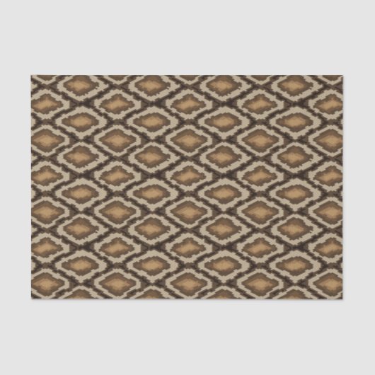 Papier Mousseline Motif 2 de peau de serpent de python (Recto)