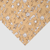 Papier Mousseline Motif 2 de petit déjeuner (Détail)