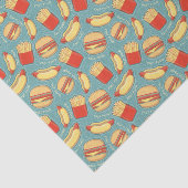 Papier Mousseline Motif 3 d'aliments de préparation rapide (Détail)