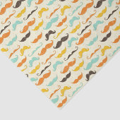 Papier Mousseline Motif 3 de moustache (Détail)