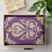 Papier Mousseline Motif 4 de damassé (Cadeau)