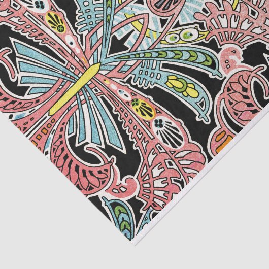 Papier Mousseline Motif #8 de Nouveau d'art (Détail)