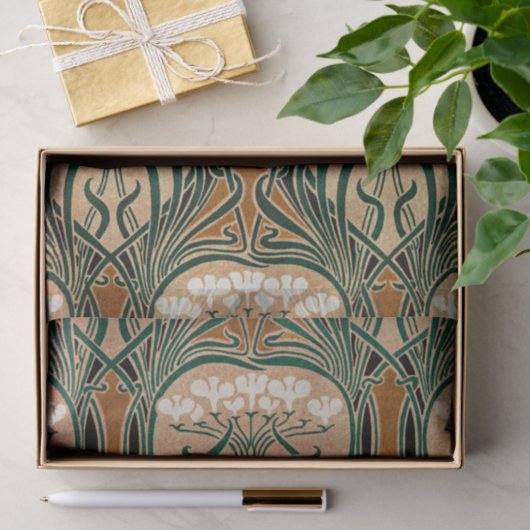 Papier Mousseline Motif #9 de Nouveau d'art (Cadeau)