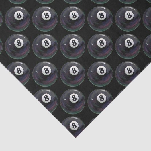 Papier Mousseline motif à 8 balles (Détail)