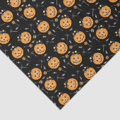 Papier Mousseline Motif À Bac À Bonbons D'Halloween (Détail)