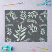 Papier Mousseline Motif à branche d'olivier naturel (Artisanat)