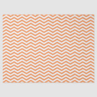 Motif à chevron rayé orange et blanc