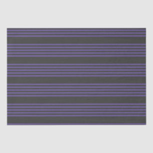 Papier Mousseline Motif à cinq bandes Ultra violet et charbon de boi