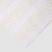 Papier Mousseline Motif à cinq rayures beige et blanc (Détail)