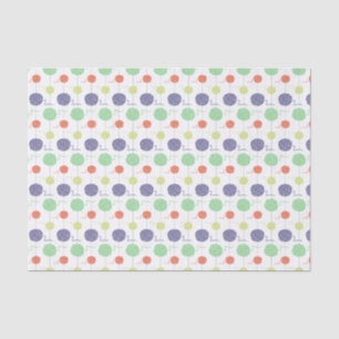 Papier Mousseline Motif à cordes à billes de fils tropicaux