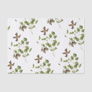 Papier Mousseline Motif à fleurs Clematis