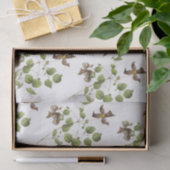 Papier Mousseline Motif à fleurs Clematis (Cadeau)