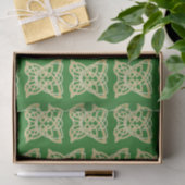 Papier Mousseline Motif à papillon celte en or complexe (Cadeau)