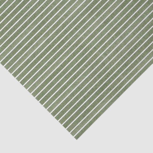 Papier Mousseline Motif à rayures vertes chaudes (Détail)
