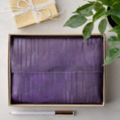 Papier Mousseline Motif à rayures violettes (Cadeau)