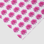 Papier Mousseline Motif à répétition rose Dahlia simple élégant (Détail)