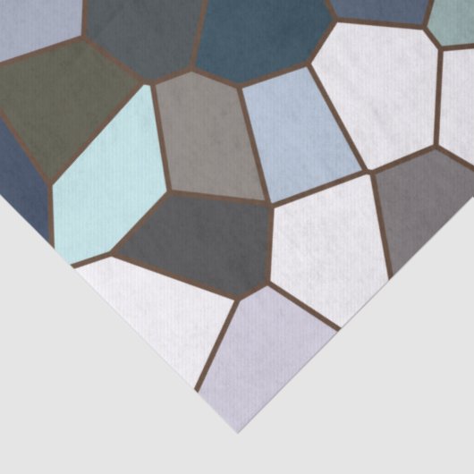 Papier Mousseline Motif à tonalité terrestre moderne (Détail)