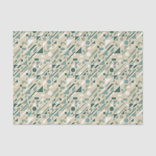 Papier Mousseline Motif abstrait (Recto)