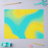 Papier Mousseline motif abstrait. (Artisanat)
