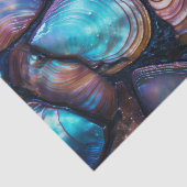 Papier Mousseline Motif Abstrait Abalone Shell (Détail)