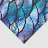 Papier Mousseline Motif Abstrait Abalone Shell (Détail)