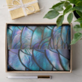 Papier Mousseline Motif Abstrait Abalone Shell (Cadeau)
