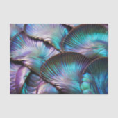 Papier Mousseline Motif Abstrait Abalone Shell (Recto)