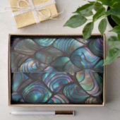 Papier Mousseline Motif Abstrait Abalone Shell (Cadeau)