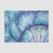 Papier Mousseline Motif Abstrait Abalone Shell (Recto)
