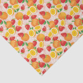 Papier Mousseline Motif abstrait avec la fraise (Détail)