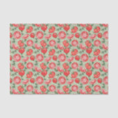 Papier Mousseline Motif abstrait avec la tomate (Recto)