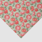 Papier Mousseline Motif abstrait avec la tomate (Détail)