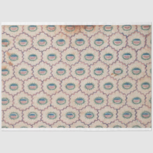 Papier Mousseline Motif Abstrait avec lignes courbes et points papie