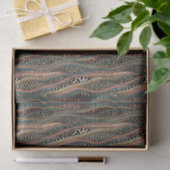 Papier Mousseline Motif abstrait dans le style ethnique (Cadeau)