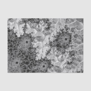 Papier Mousseline Motif abstrait de bulle de Black&White