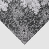 Papier Mousseline Motif abstrait de bulle de Black&White (Détail)