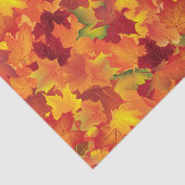 Papier Mousseline Motif abstrait de feuille d'automne (Détail)