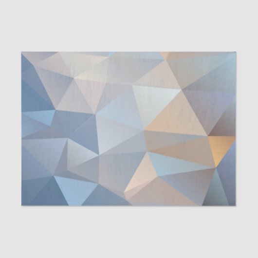 Papier Mousseline Motif abstrait frais de triangle (Recto)