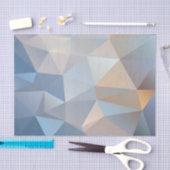 Papier Mousseline Motif abstrait frais de triangle (Artisanat)