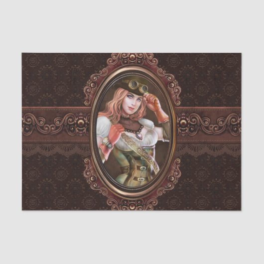 Papier Mousseline Motif abstrait moderne de vitesses punks de vapeur (Recto)