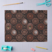 Papier Mousseline Motif abstrait moderne de vitesses punks de vapeur (Artisanat)