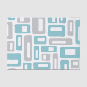 Papier Mousseline Motif Abstrait moderne du milieu du siècle