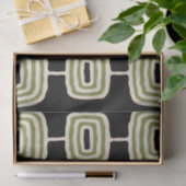 Papier Mousseline Motif Abstrait moderne du milieu du siècle (Cadeau)